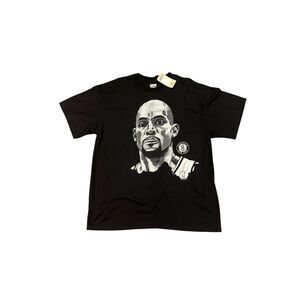 NWT Majestic Kevin Garnett Brooklyn Nets Deliver the Goods T-Shirt - Black XL